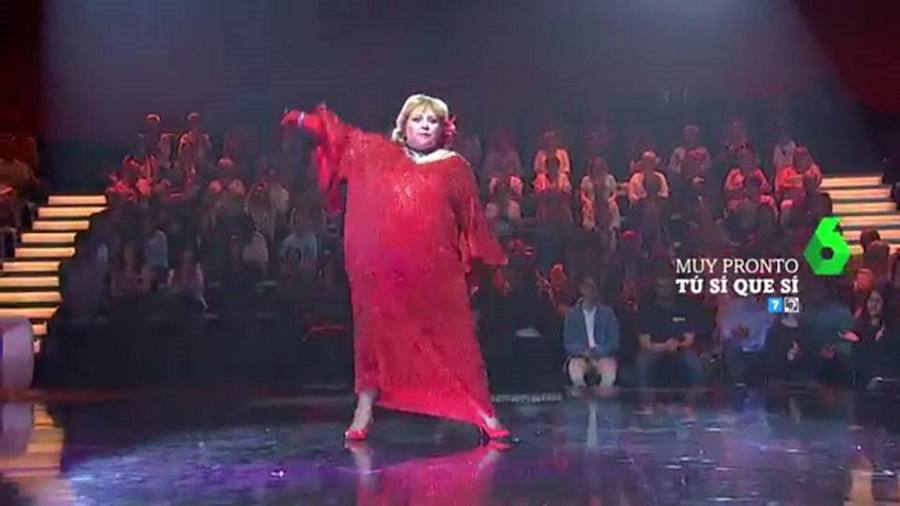 María 'la españolaza' en el programa. 