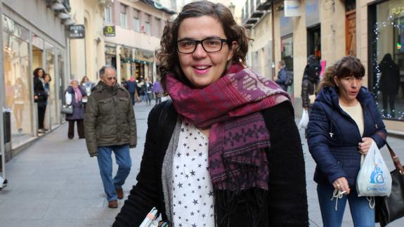 La procuradora regional de Podemos por Segovia, Natalia del Barrio. 