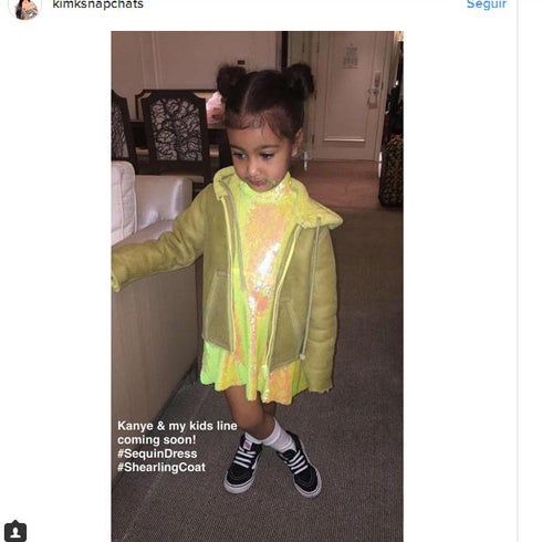 Kim Kardashian y Kanye West, diseñadores de ropa infantil