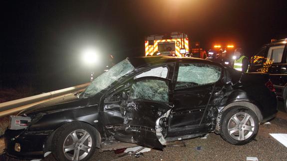 Un muerto y un herido en un accidente esta madrugada en Palencia