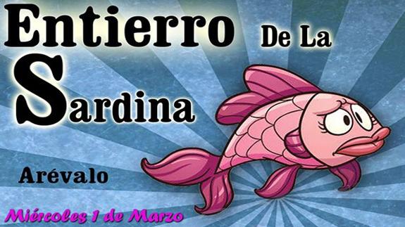 Cartel del Entierro de la Sardina. A.C. LA QUEDA