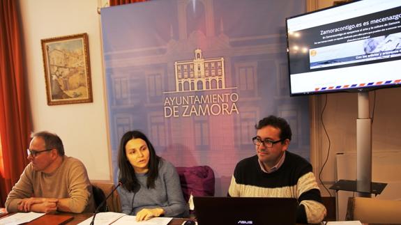 Presentación en el Ayuntamiento de Zamora de la nueva plataforma zamoracontigo.es.