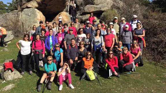 Participantes en la ruta de Prodestur.