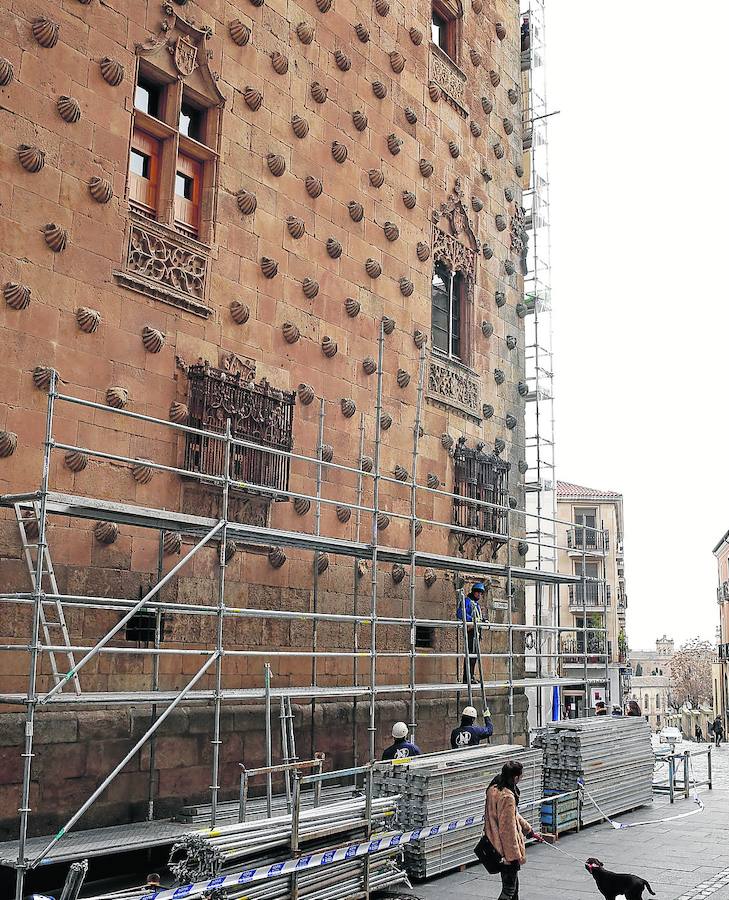 Casa de las Conchas, en la que el Gobierno invertirá 200.000 euros. 