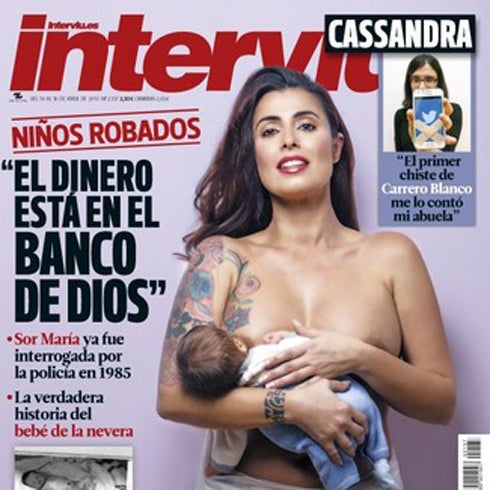 Portada de 'Interviú' con Susana Ruiz. 