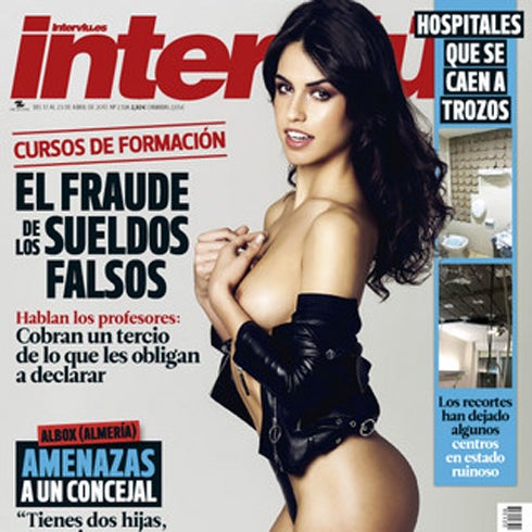 Sofía Suescun se desnuda para la portada de la revista 'Interviú'