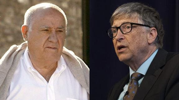 Amancio Ortega y Bill Gates.