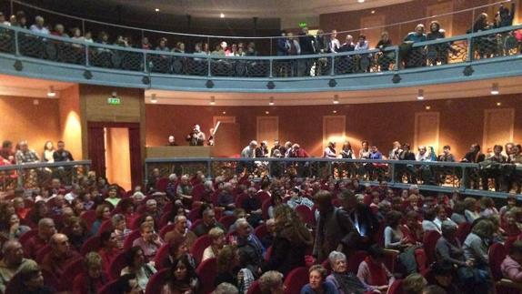Vista del interior del teatro Fernando Arrabal de Ciudad Rodrigo. 