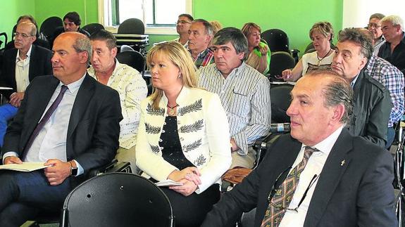 Un momento de la asamblea, ayer en Segovia. 