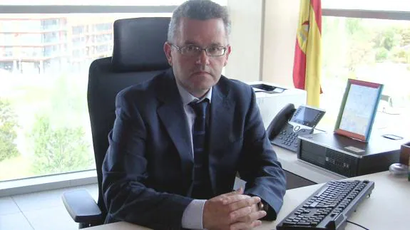 Miguel Ángel cabo, en su despacho de la Dirección provincial del INSS en Segovia.