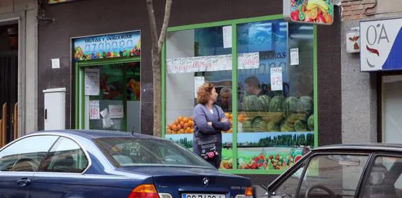 Fachada de la frutería donde se produjo la agresión. 