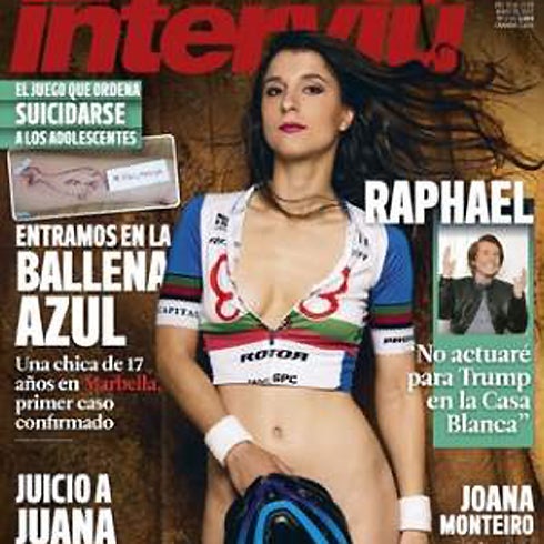 Joana Monteiro se desnuda para la portada de 'Interviú'