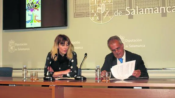 Eva María Picado y José María Sánchez presentaron ayer la séptima edición del programa.