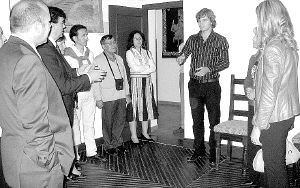 Rodríguez interviene en la inauguración de la Posada. / M. J. C.