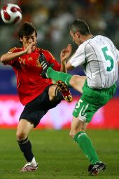 Silva, durante el partido ante Irlanda del Norte. /J. SORIANO-AFP