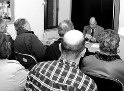 Reunión de inversores del fondo Banif Inmobiliario, ayer./ H. SASTRE