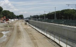 Rampa de acceso al túnel del Pinar desde Madrid./ FOTOS G. VILLAMIL