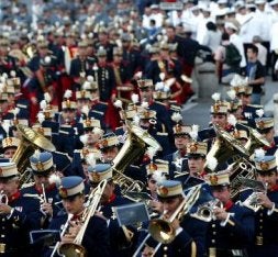 El Enlosado de la Catedral acoge el segundo Encuentro de Bandas Militares