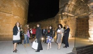 Las empresarias visitaron el Castillo de Zamora. / LUIS CALLEJA