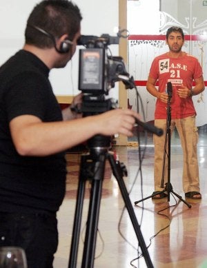 Manuel Vicente en un momento de la prueba./ LUIS CALLEJA