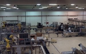 Interior de las instalaciones de la fábrica toresana. / M. J. C.