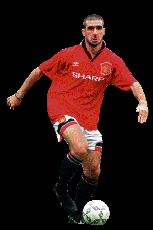 Cantona, dueño de una personalidad compleja que encandiló a la Premiere.