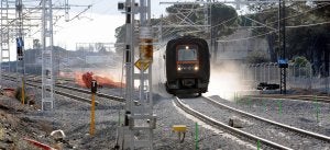 Los trenes dejan de circular por El Pinar en superficie
