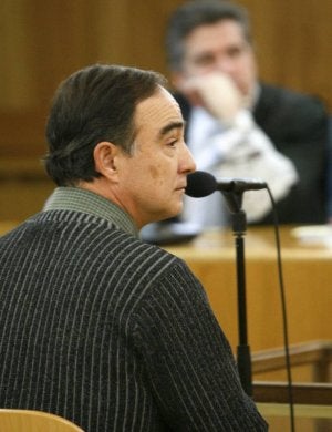 Julio Alberto Poch, ayer en la Audiencia Nacional. ::
G.CUEVAS-EFE