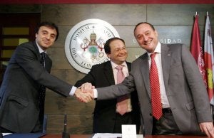 Josep María Font, Evaristo Abril y Daniel Miguel. ::                             LETICIA PÉREZ-ICAL