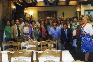 Cena de los quintos de 1966 en Medina de Rioseco
