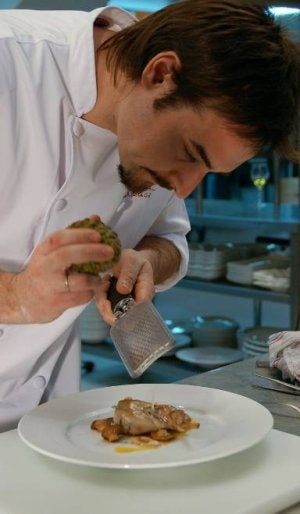 Miguel Ángel de la Cruz,  en Madrid Fusión 2010. ::
ARGI