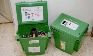 La recogida de pilas usadas en los 421 contenedores de la provincia comenzará el lunes