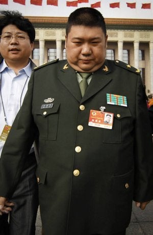 Mao Xinyu es el hazmerreír de su país. ::
AP