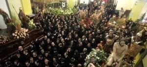 La Cofradía del Dulce Nombre de Jesús Nazareno se vio obligada a suspender la Procesión de los Pasos de León por la persistente lluvia. ::                             CARLOS S. CAMPILLO-ICAL