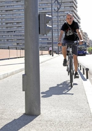 Una ciudad complicada para andar en bici