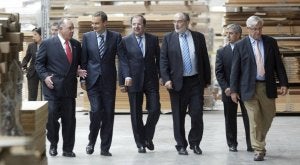 Los presidentes del Gobierno y de la Junta inauguraron las nuevas instalaciones en 2006. ::                             JULIÁN GARCÍA
