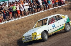 Iván Herranz, que se clasificó sexto en la categoría de carrozados, durante la prueba. ::
EL NORTE
