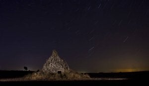 Miguel Ángel Madrid ha ganado el concurso con esta imagen de un chozo de pastor realizada en Baltanás.