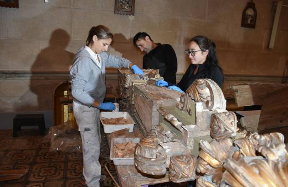 Trabajos de restauración