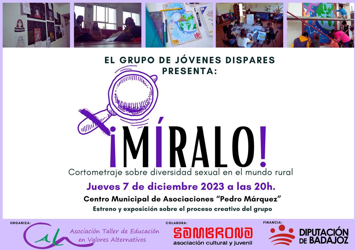 Estreno del cortometraje 'Míralo'