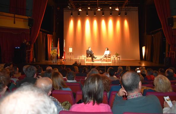 El público disfrutó del conversatorio Gemio-Landero