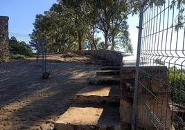 Obras en el paseo de Las Ladera