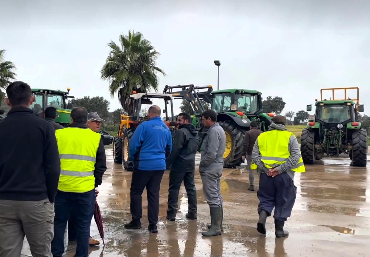 Tractorada en Alburquerque