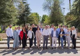Foto de familia de la lista de Ciudadanos a la Alcaldía.