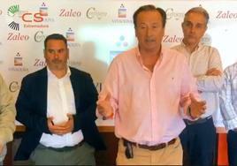 Fernando Baselga se ha reunido con el consejo de Viñaoliva en Almendralejo.