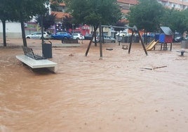 Imagen de la última inundación sufrida por la ciudad en septiembre de 2021