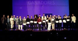 Foto de familia de los ganadores de la edición de este año