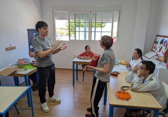 Imagen de una de las terapias impartidas ya en el CEE San Marcos