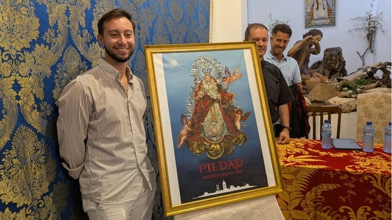 Miguel Ángel Ortiz, autor del cartel anunciador de la bajada de la Virgen
