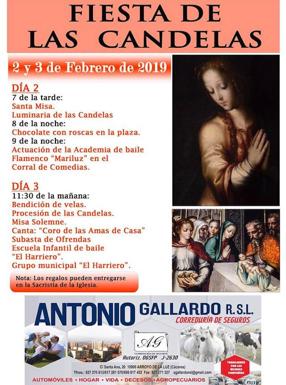 Las Candelas se celebrarán durante el próximo fin de semana